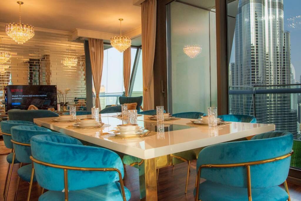 First Class 3Br With Full Burj Khalifa And Fountain View 迪拜 外观 照片