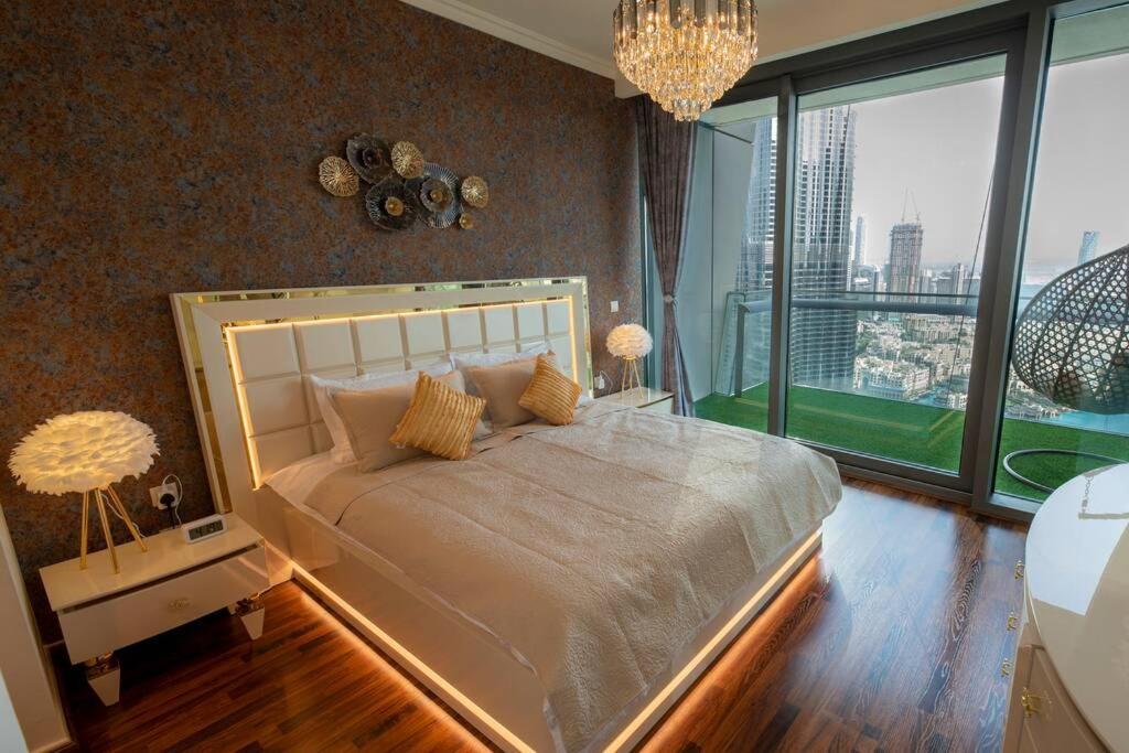 First Class 3Br With Full Burj Khalifa And Fountain View 迪拜 外观 照片