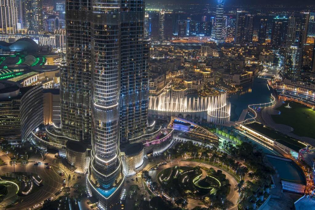First Class 3Br With Full Burj Khalifa And Fountain View 迪拜 外观 照片
