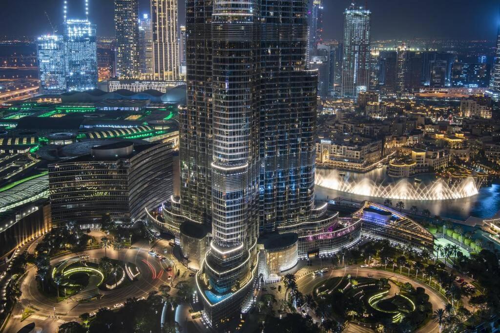 First Class 3Br With Full Burj Khalifa And Fountain View 迪拜 外观 照片