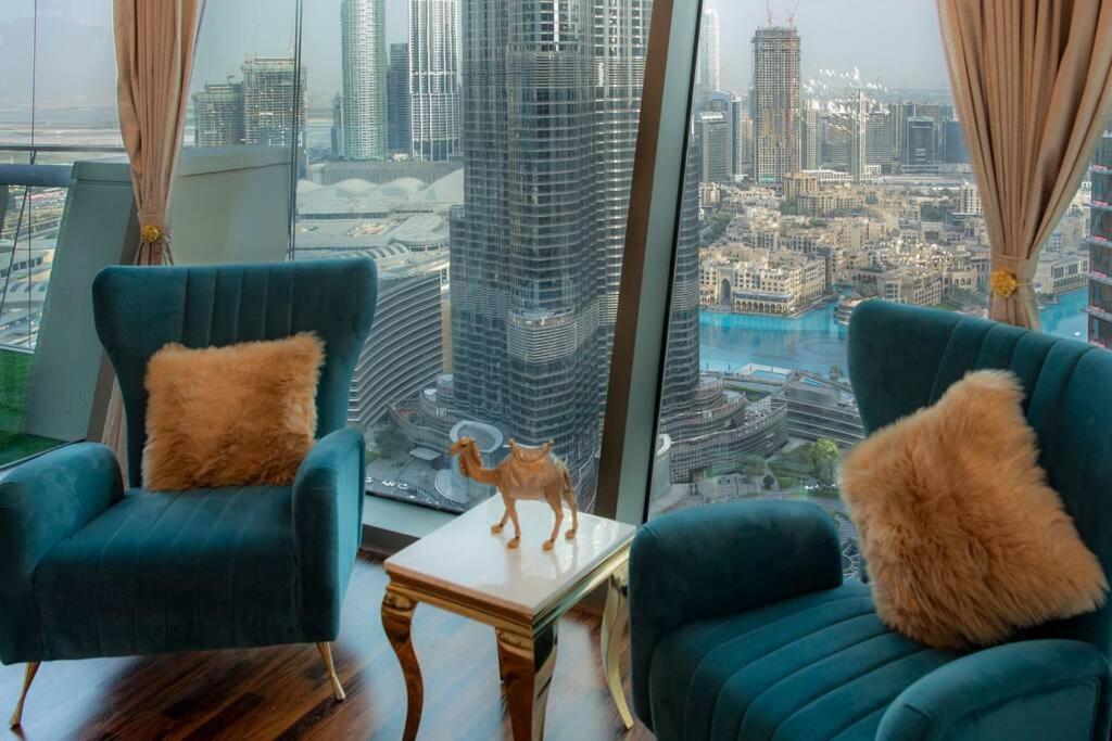 First Class 3Br With Full Burj Khalifa And Fountain View 迪拜 外观 照片