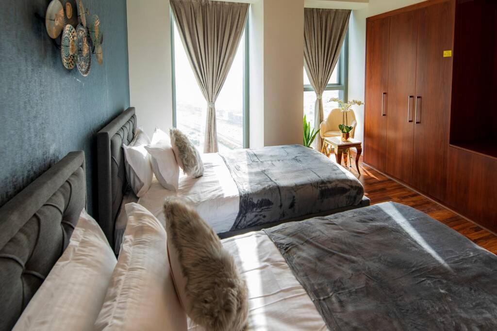 First Class 3Br With Full Burj Khalifa And Fountain View 迪拜 外观 照片