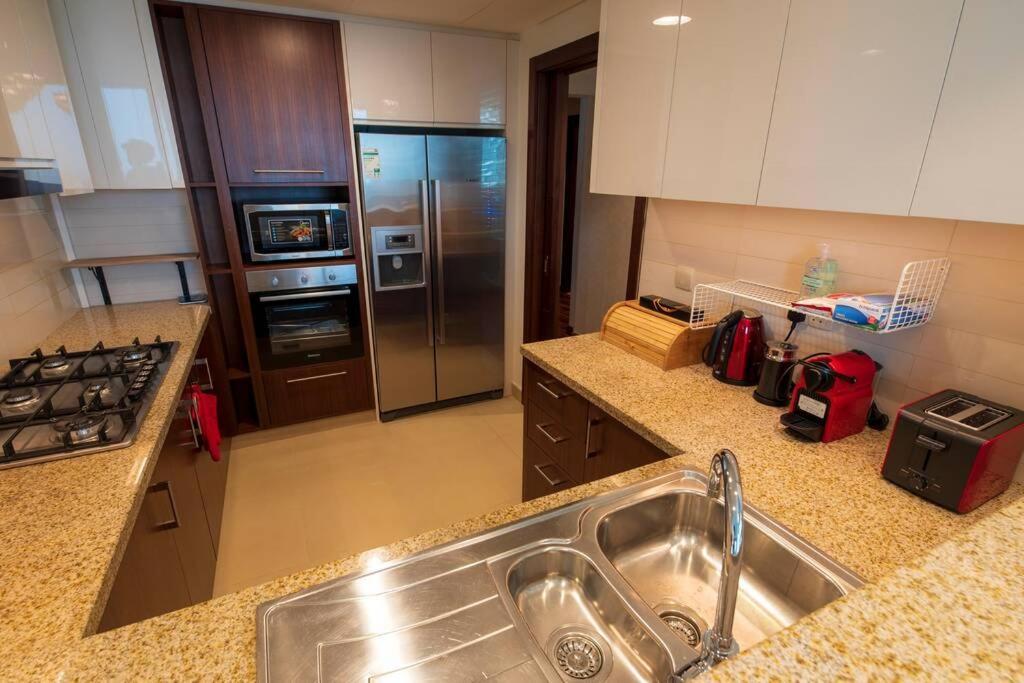 First Class 3Br With Full Burj Khalifa And Fountain View 迪拜 外观 照片