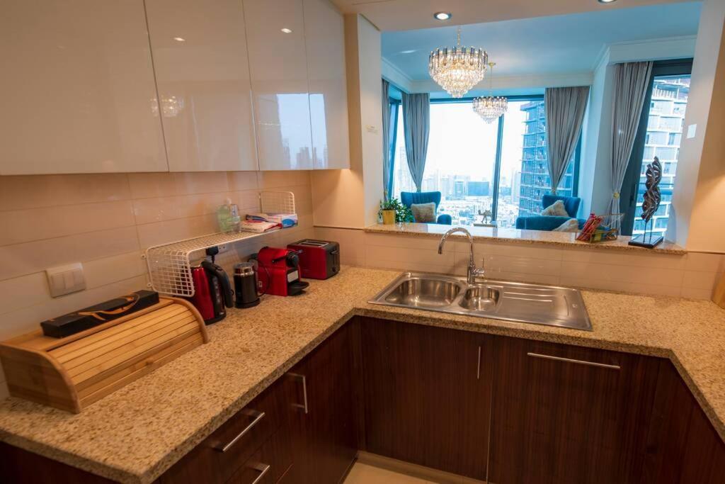 First Class 3Br With Full Burj Khalifa And Fountain View 迪拜 外观 照片